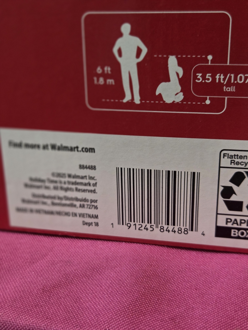 Holiday Time Festive Flamingo LED Inflatable - Pink - Picture 9 of 16